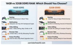 16GB vs 32GB DDR5 RAM