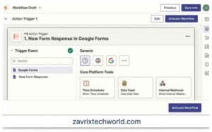 Zapier Google Forms New Form Response trigger