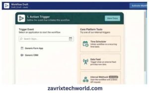 Zapier dashboard showing the Create Zap button